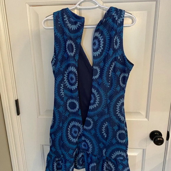 New! Ramy Brook Kathleen blue button front Dress nwot 33745 - Picture 5 of 9